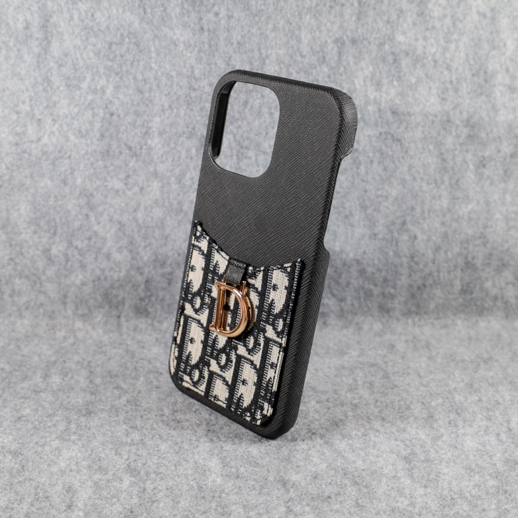 Christian Dior Phone Case Card Holder For Iphone 12 13 14 15 Pro Max