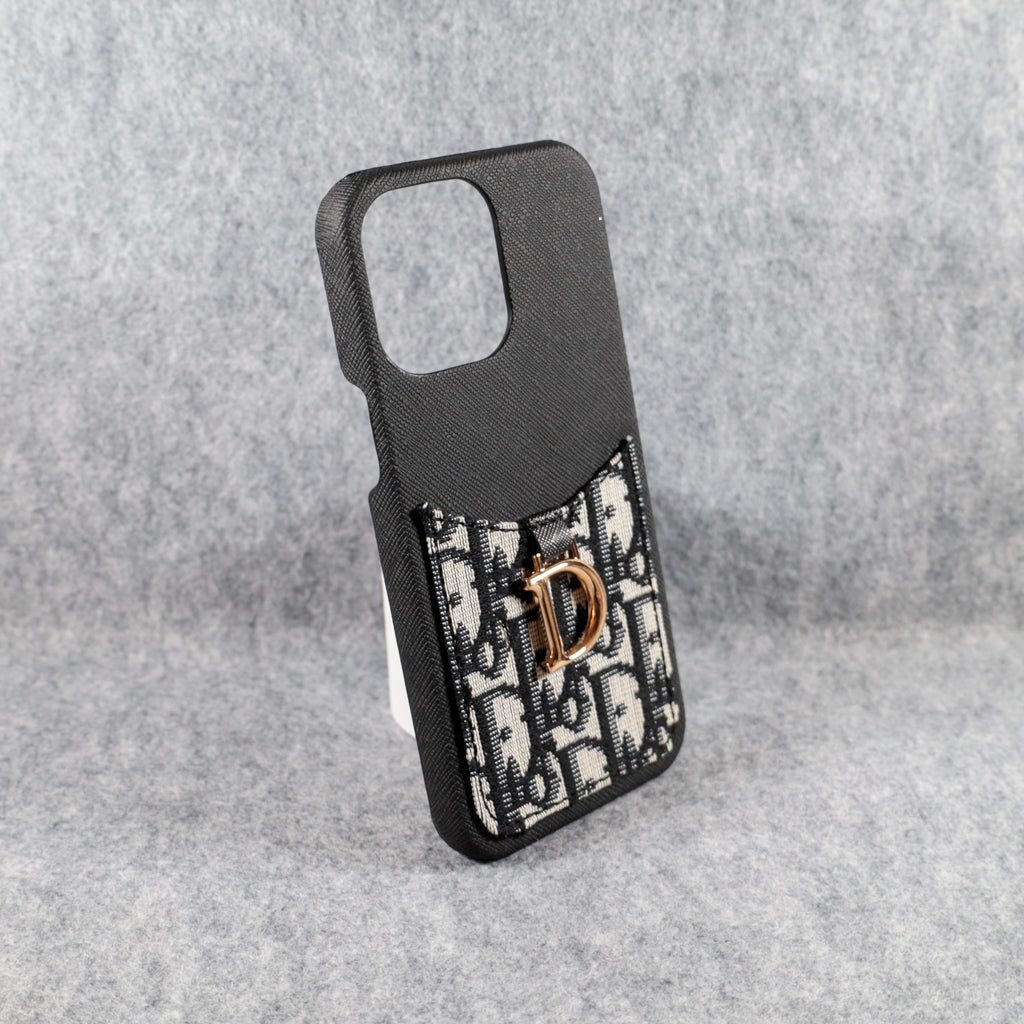 Christian Dior Phone Case Card Holder For Iphone 12 13 14 15 Pro Max