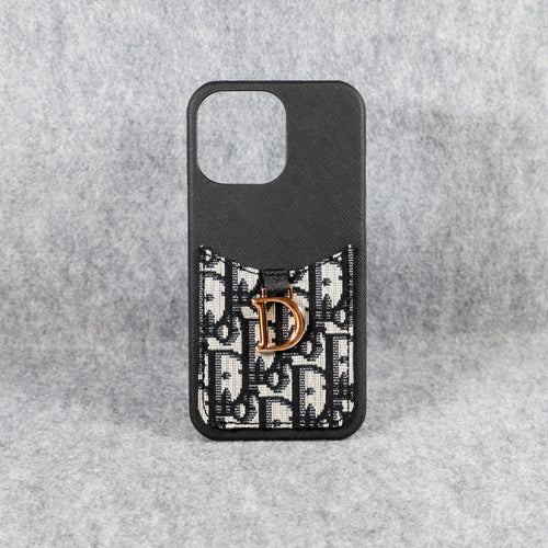 Christian Dior Phone Case Card Holder For Iphone 12 13 14 15 Pro Max