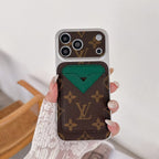 Magnet Card Holder Lv Phone Case For Iphone 13-17 / Pro / Pro Max / Plus / Air