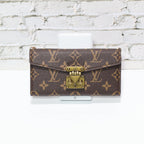 Brown Monogram Trifold Lv Iphone Wallet For 17 Series