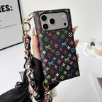 Multicolor Lv Style Crossbody Case Wallet For 13-17 / Pro / Pro Max