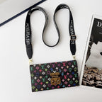 Multicolor Lv Style Crossbody Case Wallet For 13-17 / Pro / Pro Max