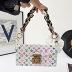 Multicolor Lv Style Crossbody Case Wallet For 13-17 / Pro / Pro Max