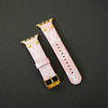 Pink Monogram Lv Iwatch Band