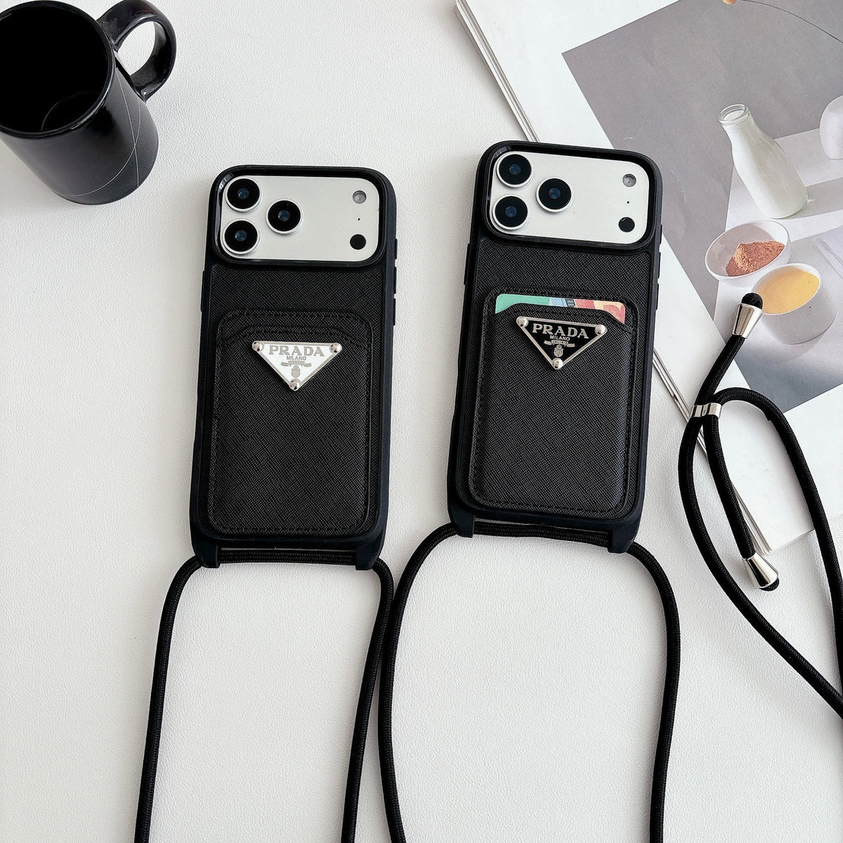 Prada Crossbody Phone Case Iphone 12-17 / Pro / Pro Max / Plus / Air