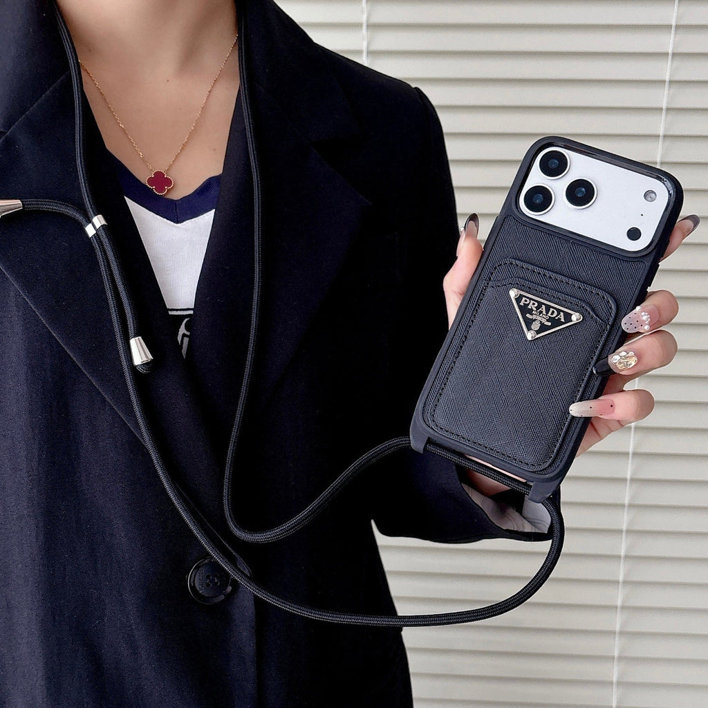 Prada Crossbody Phone Case Iphone 12-17 / Pro / Pro Max / Plus / Air