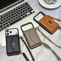Pr Crossbody Wallet Phone Case Iphone 12-17/ Pro / Pro Max / Plus / Air