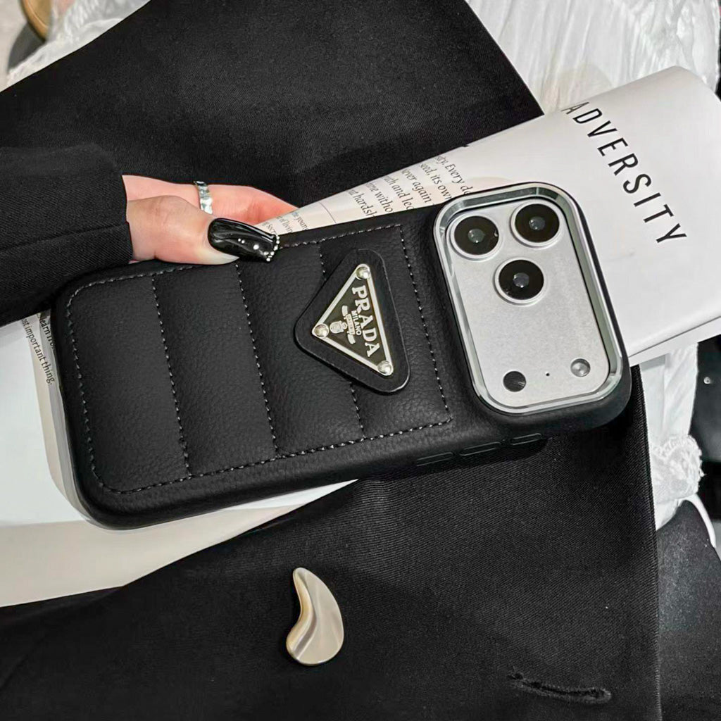 Puffer Case Iphone Prada For 12-17 Pro / Pro Max/ Air
