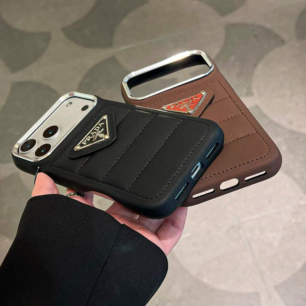 Puffer Case Iphone Prada For 12-17 Pro / Pro Max/ Air