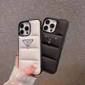 Prada Puffer Phone Case For Iphone 11 12 13 14 15 16 Pro Max Plus