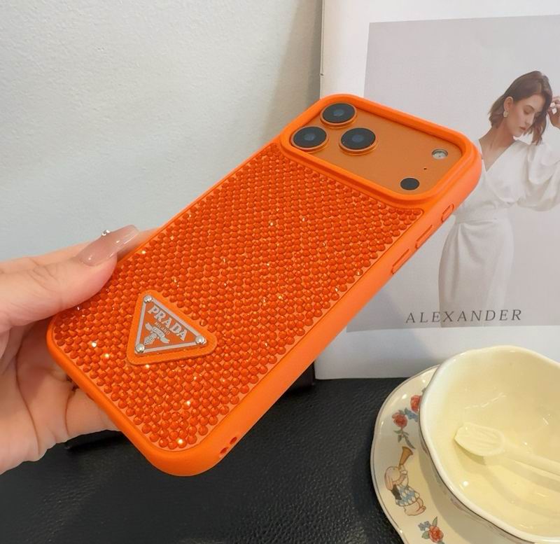Rhinestone Prada Phone Case Iphone 13-17 / Pro / Pro Max