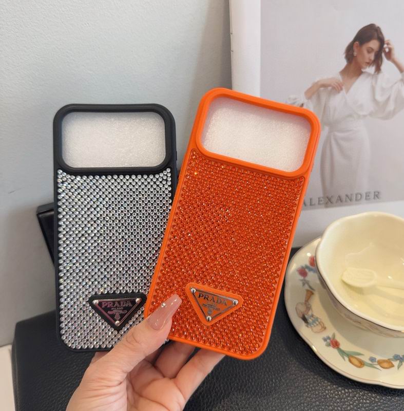 Rhinestone Prada Phone Case Iphone 13-17 / Pro / Pro Max