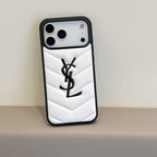 Sl Iphone Case Plain Leather For 13-17 / Pro / Pro Max