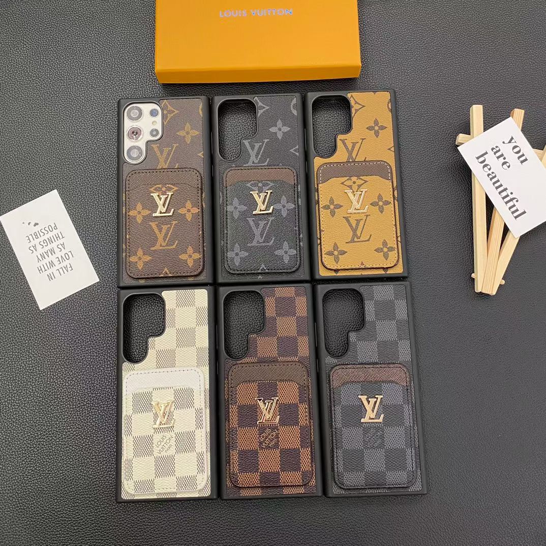 Louis Vuitton Phone Case Samsung Galaxy S22-26 Plus Ultra / Card Slot