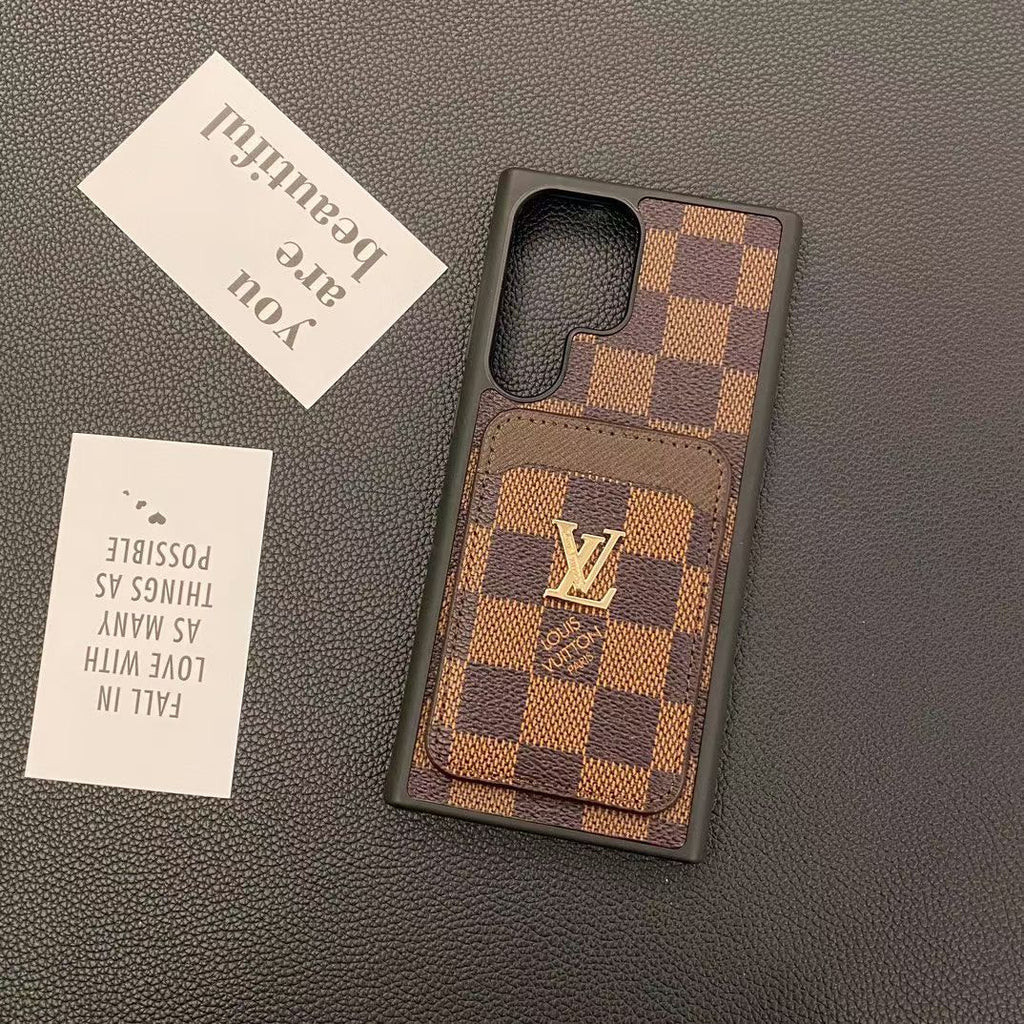 Louis Vuitton Phone Case Samsung Galaxy S22-26 Plus Ultra / Card Slot