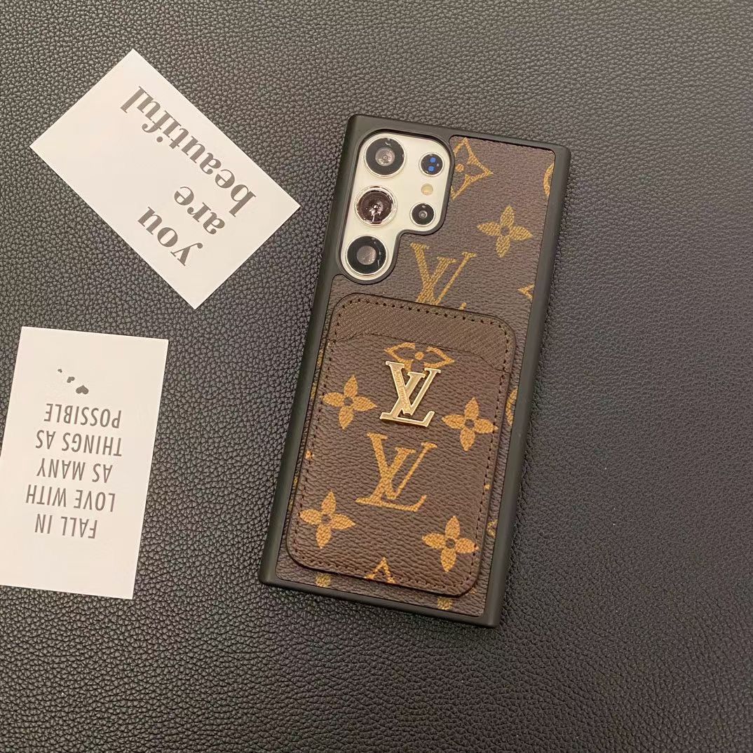 Louis Vuitton Phone Case Samsung Galaxy S22-26 Plus Ultra / Card Slot