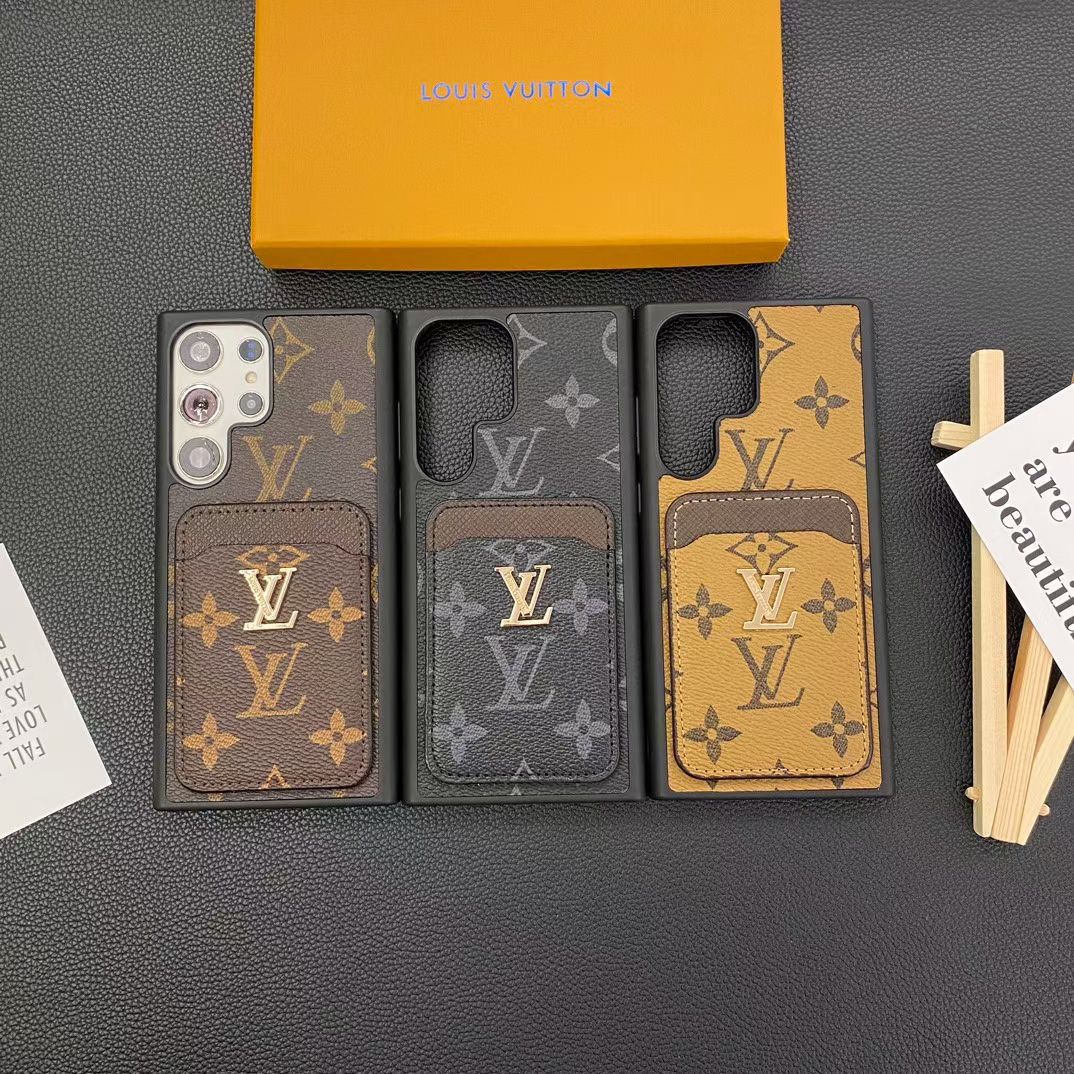 Louis Vuitton Phone Case Samsung Galaxy S22-26 Plus Ultra / Card Slot