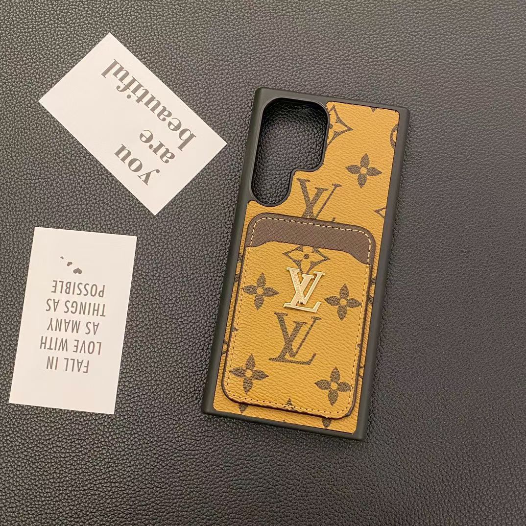 Louis Vuitton Phone Case Samsung Galaxy S22-26 Plus Ultra / Card Slot