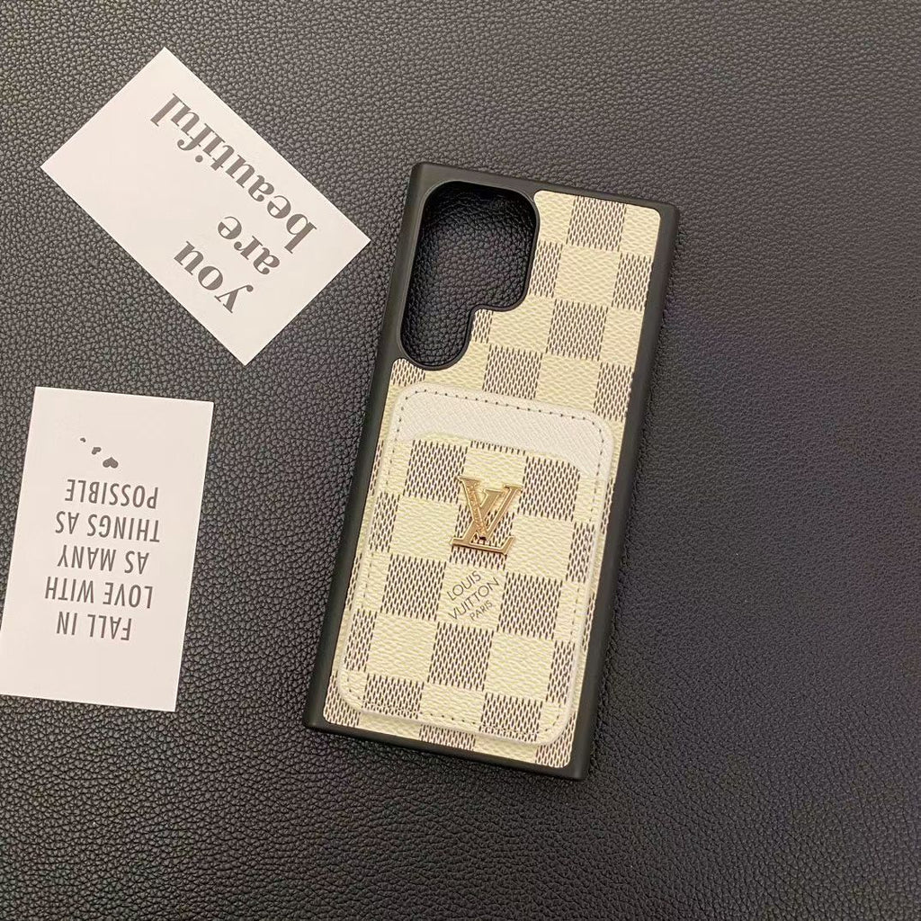 Louis Vuitton Phone Case Samsung Galaxy S22-26 Plus Ultra / Card Slot