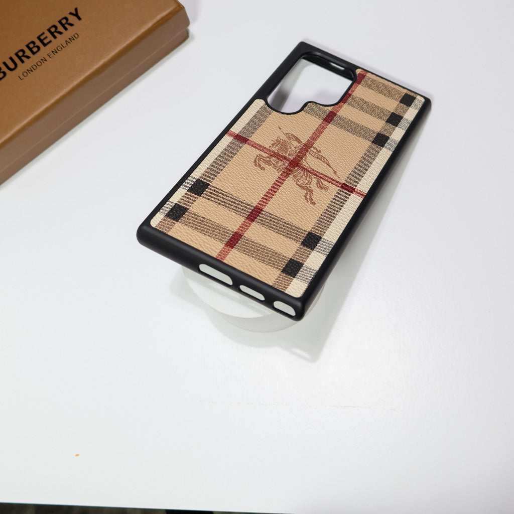 Burberry Phone Case Samsung Galaxy S22 23 24 25 26 Plus Ultra