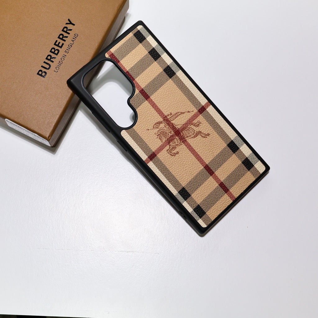 Burberry Phone Case Samsung Galaxy S22 23 24 25 26 Plus Ultra