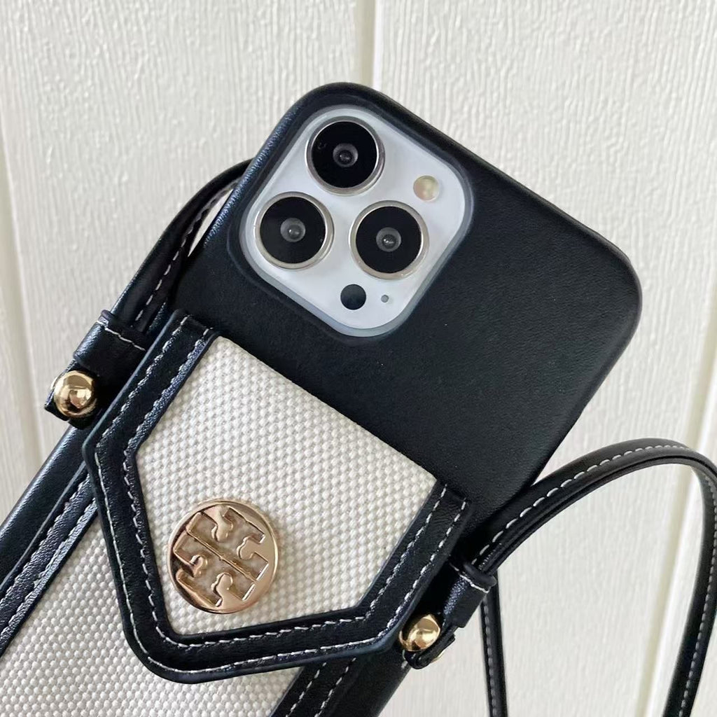 Tb Crossbody Phone Case Card Holder For Iphone Series