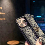 Tory Burch Iphone Wallet Case For 12-17 Pro Max Plus Air
