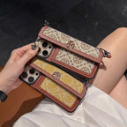 Tory Burch Iphone Wallet Case For 12-17 Pro Max Plus Air
