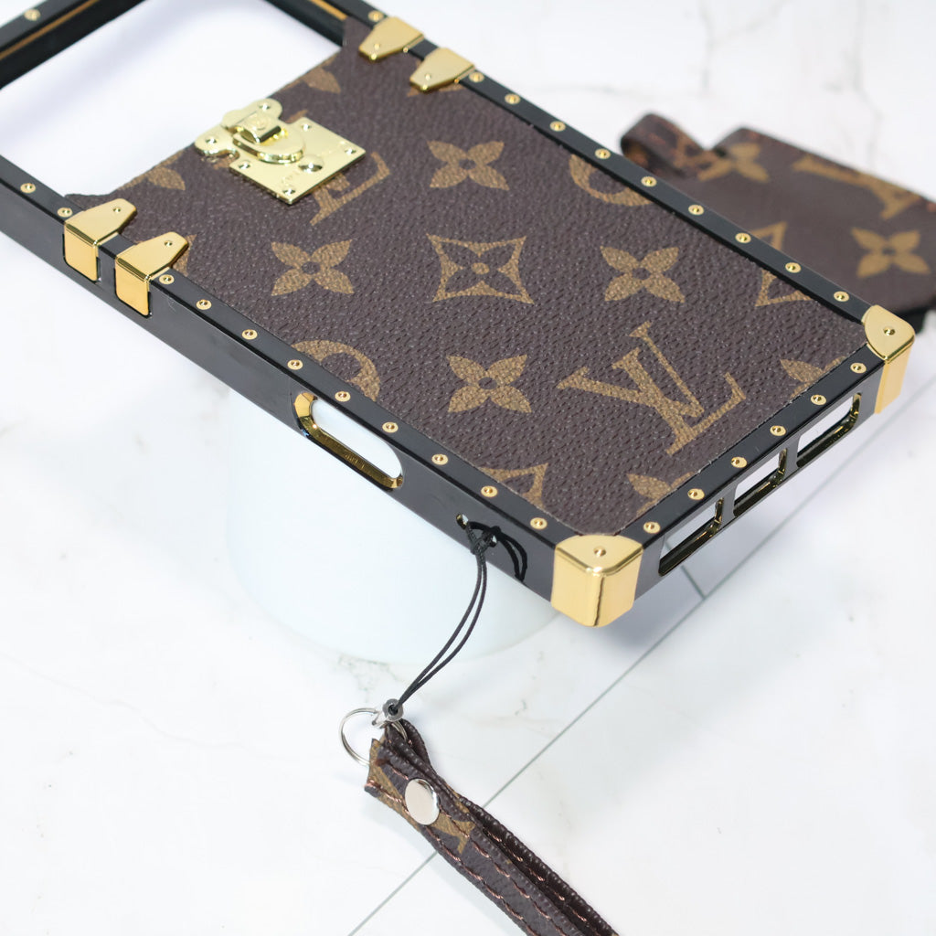 Trunk Style Lv Phone Case For 12-17 / Pro / Pro Max / Plus / Air