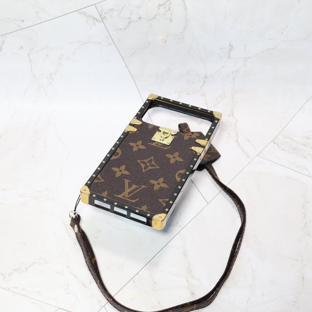 Trunk Style Lv Phone Case For 12-17 / Pro / Pro Max / Plus / Air