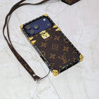 Trunk Style Lv Phone Case For 12-17 / Pro / Pro Max / Plus / Air