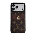 Louis V Card Holder Iphone 17 Series Case