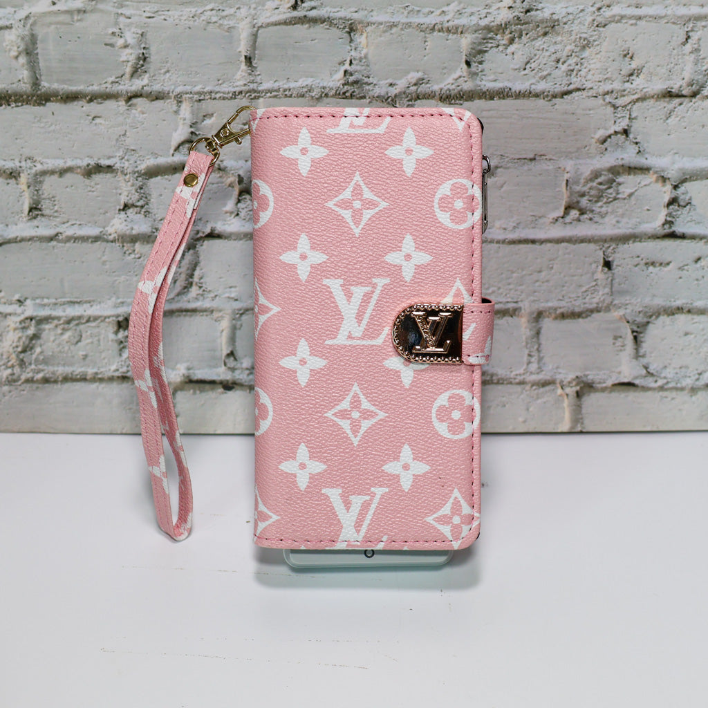 Zippered Lv Wallet Phone Case For Iphone 17 Series