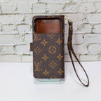 Zippered Lv Wallet Phone Case For Iphone 17 Series