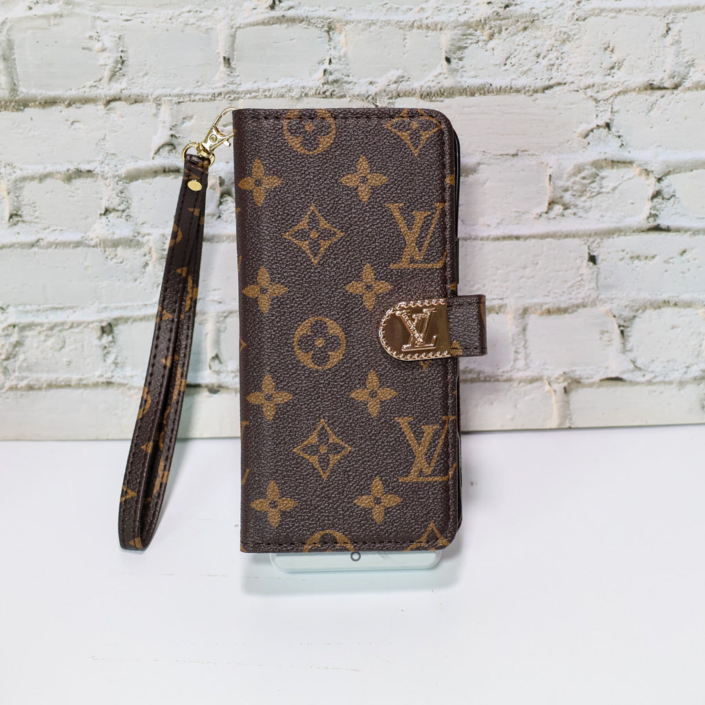 Zippered Lv Wallet Phone Case For Iphone 17 Series