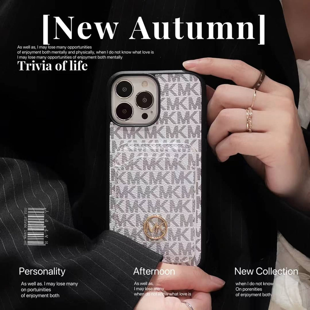 Mk Iphone Case Card Slot For Iphone 13 14 15 Pro Max Plus