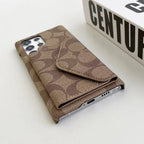 Coach Phone Case For Samsung Galaxy S21 22 23 24 25 Plus Ultra Card Slot