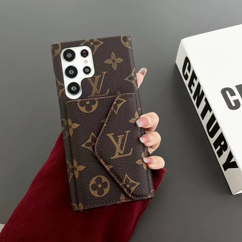 Samsung Galaxy Louis Vuitton Phone Case For S21 22 23 24 25 26 Plus Ultra Wallet Card
