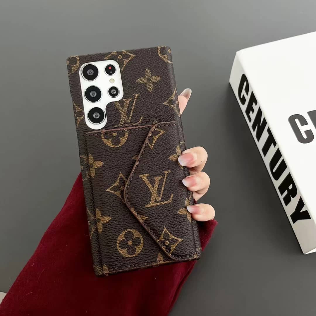 Samsung Galaxy Louis Vuitton Phone Case For S21 22 23 24 25 26 Plus Ultra Wallet Card