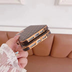 Lv Monogram Iphone Case Brown Pattern 11 12 13 14 15 16 Series
