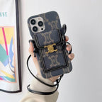 Celine Iphone Case Crossbody Cover Iphone 11 12 13 Pro Max