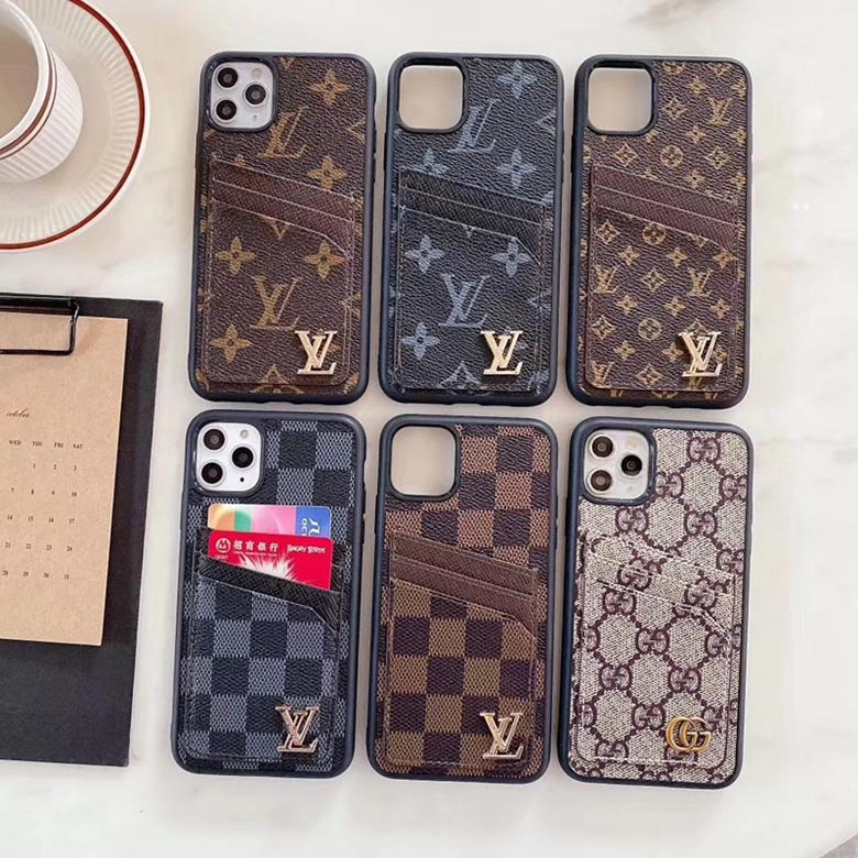Duel Card Slot Leather Back Cover Case Iphone 11 12 13 14 15 16 Pro Max Plus