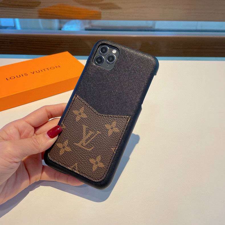 Designer Phone Case With Card Holder 11 12 13 14 15 16 Pro Max Plus Series