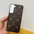 Luxury Design Samsung Galaxy Case Card Holder S 20 21 22 Plus Ultra