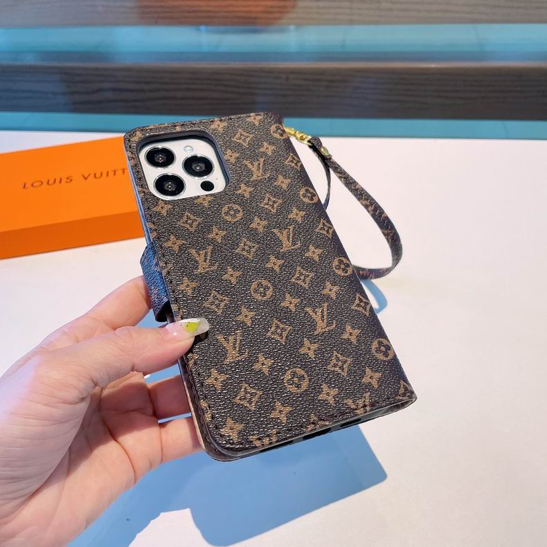 Louis Vuitton Iphone Folio Wallet Case 11 12 13 14 15 16 Pro Max Plus Series