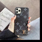 Duel Card Slot Leather Back Cover Case Iphone 11 12 13 14 15 16 Pro Max Plus