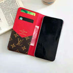 Folio Iphone Wallet Case 11 12 13 14 15 16 Pro Max Plus Accent Color Edge