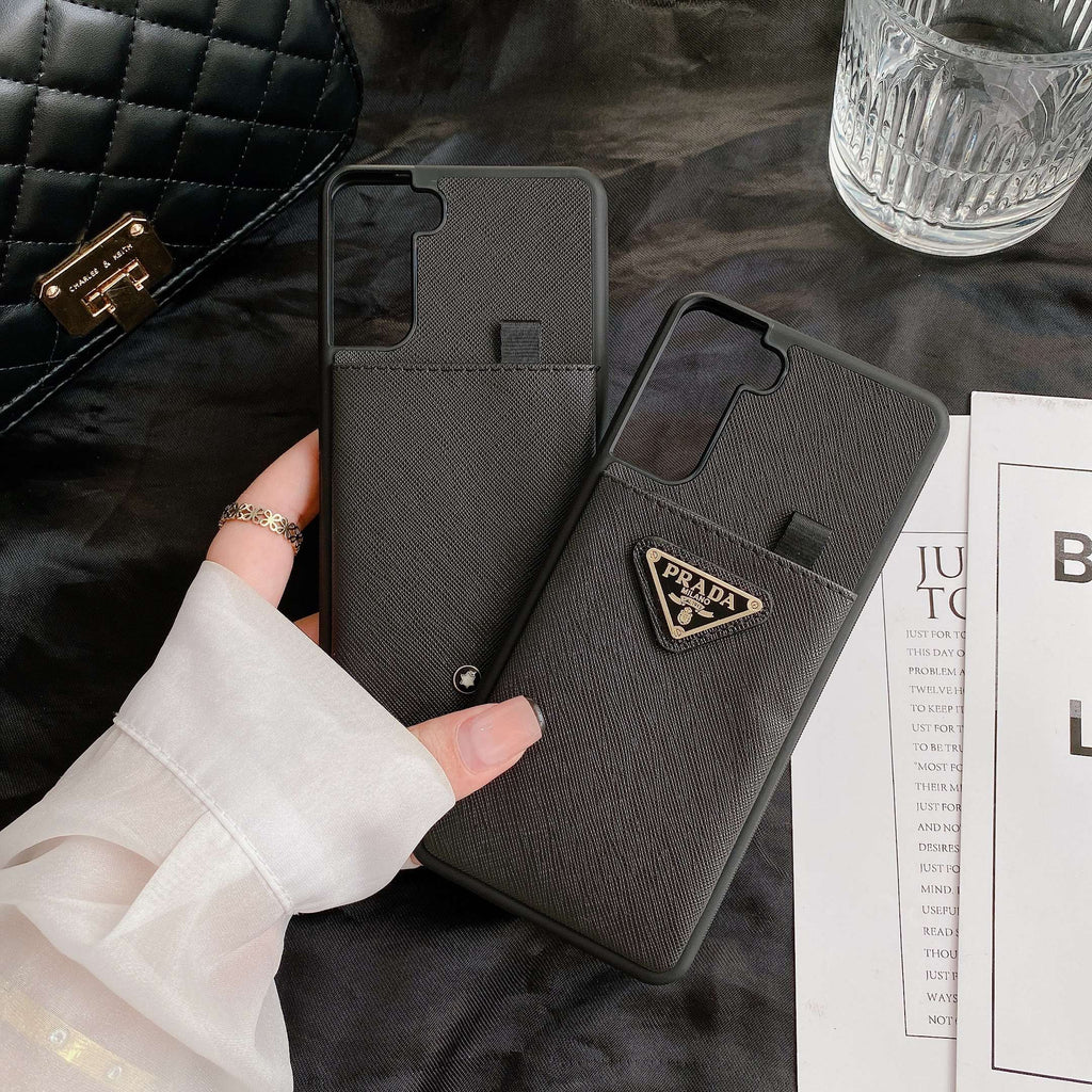 Fashion Leather Samsung Designer Phone Case For S 20 21 22 Plus Ultra