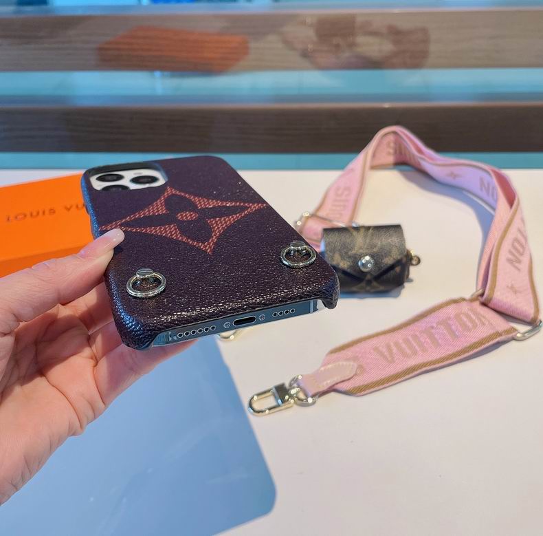Lv Design Crossbody Phone Case For Iphone 11 12 13 Pro Max